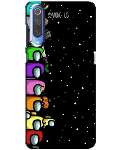 Чехол для Xiaomi Mi 9 с картинкой «Команда Among Us»