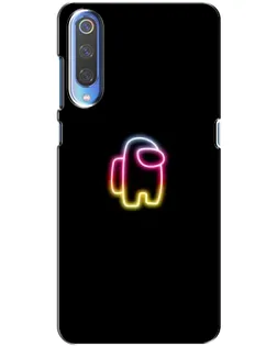 Чехол для Xiaomi Mi 9 с картинкой «Among Us градиент»