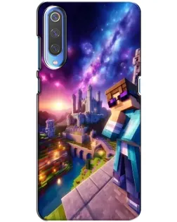 Чехол для Xiaomi Mi 9 с картинкой «Стив и космос»