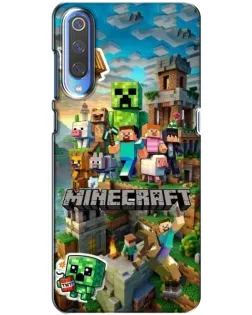 Чехол для Xiaomi Mi 9 с картинкой «Замок Minecraft»