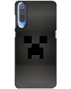 Чехол для Xiaomi Mi 9 с картинкой «Черный крипер градиент»