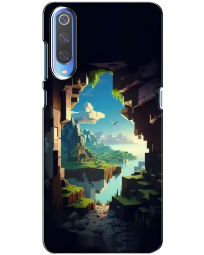 Чехол для Xiaomi Mi 9 с картинкой «Вид из пещеры»