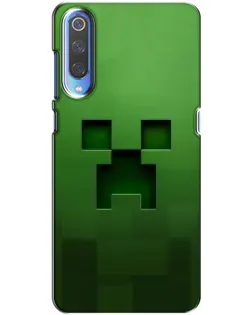 Чехол для Xiaomi Mi 9 с картинкой «Крипер микро-дизайн»