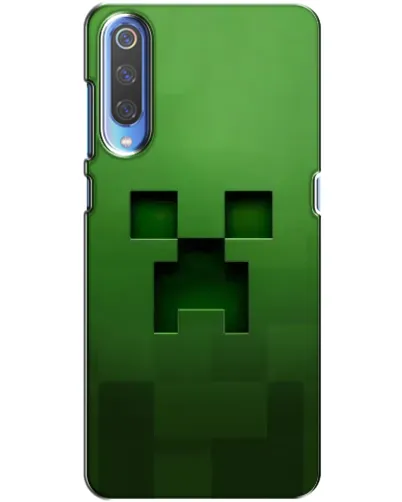 Чехол для Xiaomi Mi 9 с картинкой «Крипер микро-дизайн»