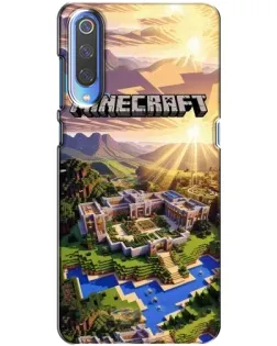 Чехол для Xiaomi Mi 9 с картинкой «Minecraft панорама»