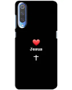 Чохол для Xiaomi Mi 9 з картинкою «Серце - Jesus»