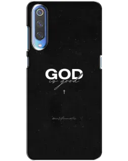 Чехол для Xiaomi Mi 9 с картинкой «GOD — Бог над всем»