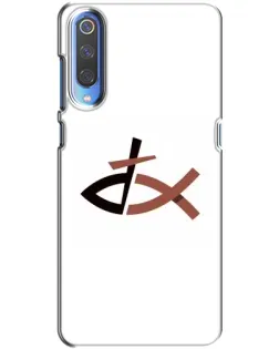 Чехол для Xiaomi Mi 9 с картинкой «Рыба и крест»