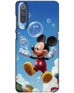 Чехол для Xiaomi Mi 9 с картинкой «Mickey и мыльные пузыри»