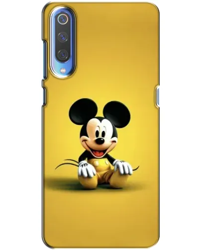 Чехол для Xiaomi Mi 9 с картинкой «Микки на желтом»