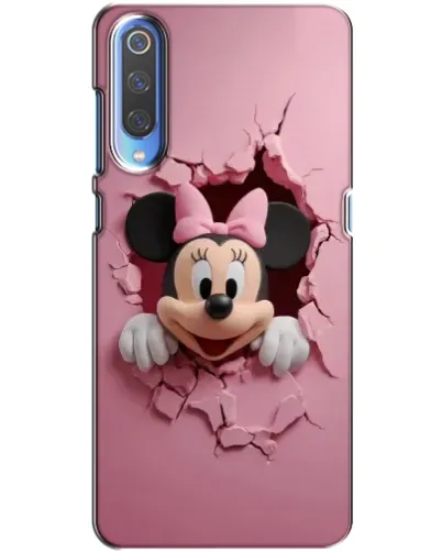 Чехол для Xiaomi Mi 9 с картинкой «Минни сквозь стену»