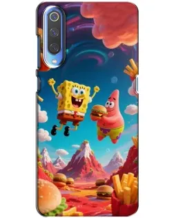 Чехол для Xiaomi Mi 9 с картинкой «Космический фастфуд»