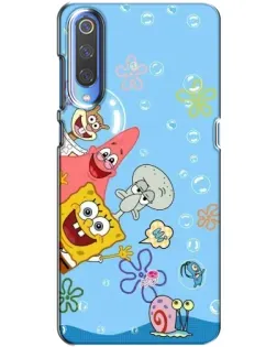 Чехол для Xiaomi Mi 9 с картинкой «Веселые пузырьки»