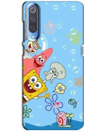 Чехол для Xiaomi Mi 9 с картинкой «Веселые пузырьки»