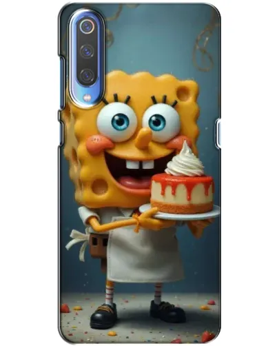 Чехол для Xiaomi Mi 9 с картинкой «Повар Спанч Боб»