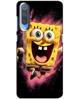 Чехол для Xiaomi Mi 9 с картинкой «Взрывной Спанч Боб»