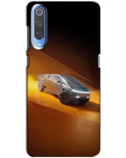 Чехол для Xiaomi Mi 9 с картинкой «Cybertruck в пустыне»