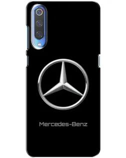 Чехол для Xiaomi Mi 9 с картинкой «Mercedes Silver Logo»