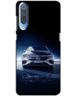Чехол для Xiaomi Mi 9 с картинкой «Ночной Mercedes EQ»