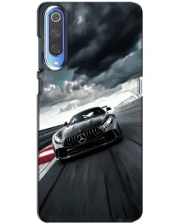 Чехол для Xiaomi Mi 9 с картинкой «Гоночный Mercedes AMG»