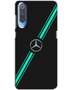 Чехол для Xiaomi Mi 9 с картинкой «Спортивные линии Mercedes»