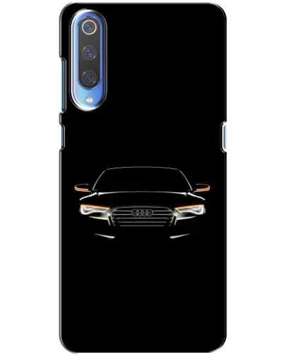 Чехол для Xiaomi Mi 9 с картинкой «Audi — ночной контур»
