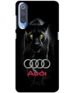 Чехол для Xiaomi Mi 9 с картинкой «Пантера и Audi»