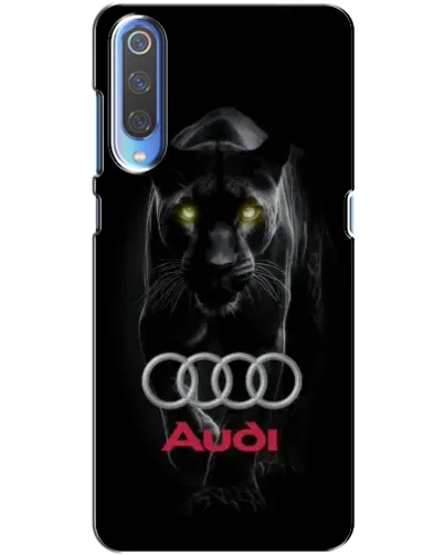 Чехол для Xiaomi Mi 9 с картинкой «Пантера и Audi»