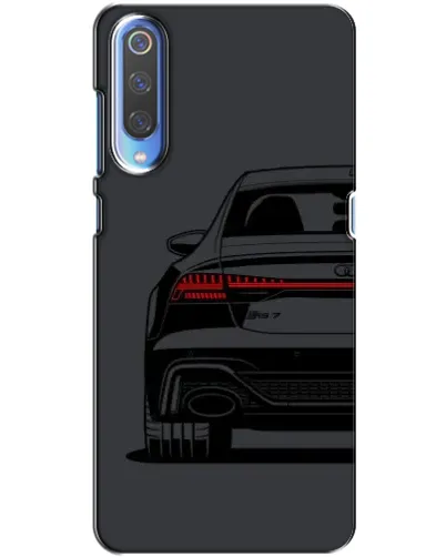 Чехол для Xiaomi Mi 9 с картинкой «Задняя часть Audi — арт»