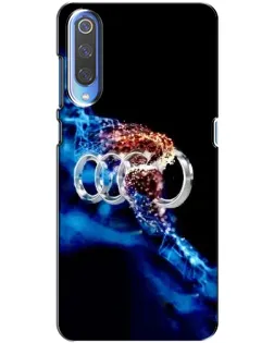 Чехол для Xiaomi Mi 9 с картинкой «Энергия лого Audi»