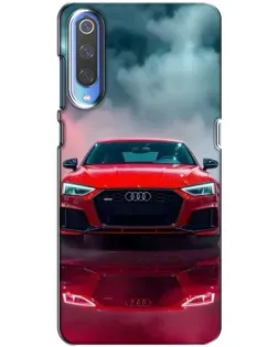 Чехол для Xiaomi Mi 9 с картинкой «Audi RS — красный стиль»