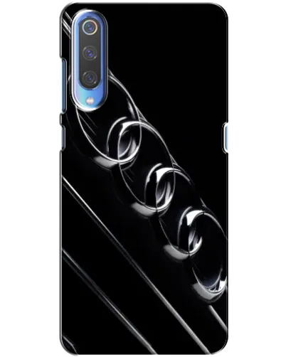 Чехол для Xiaomi Mi 9 с картинкой «Audi — абстрактные кольца»