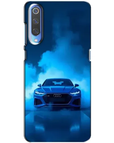 Чехол для Xiaomi Mi 9 с картинкой «Audi — голубая энергия»