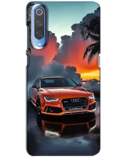 Чехол для Xiaomi Mi 9 с картинкой «Audi — закат»