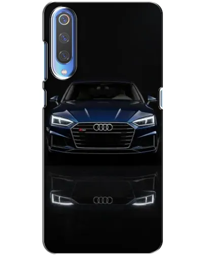 Чехол для Xiaomi Mi 9 с картинкой «Audi — ночное отражение»
