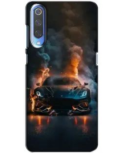 Чохол для Xiaomi Mi 9 з картинкою «Lamborghini димна естетика»
