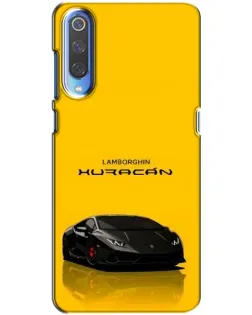 Чохол для Xiaomi Mi 9 з картинкою «Lamborghini Huracan чорний»