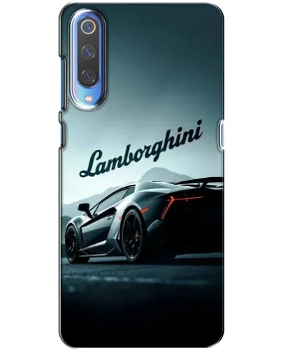 Чохол для Xiaomi Mi 9 з картинкою «Класичний Lamborghini надпис»