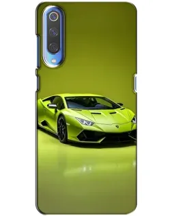 Чохол для Xiaomi Mi 9 з картинкою «Салатовий Lamborghini Huracan»