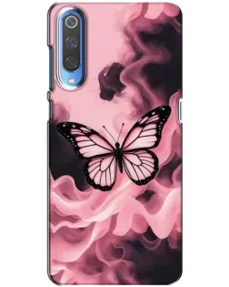Чохол для Xiaomi Mi 9 з картинкою «Метелик у диму»