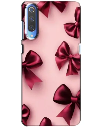 Чехол для Xiaomi Mi 9 с картинкой «Бордовый атлас»