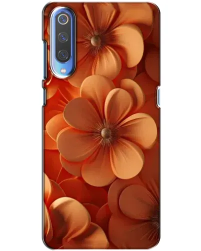 Чохол для Xiaomi Mi 9 з картинкою «Помаранчева макро квітка»