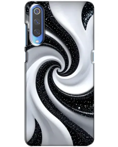 Чехол для Xiaomi Mi 9 с картинкой «Черно-белая спираль» Чехол для Xiaomi Mi 9 с картинкой «Черно-белая спираль»