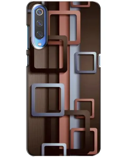 Чехол для Xiaomi Mi 9 с картинкой «Коричневые объемные квадраты» Чехол для Xiaomi Mi 9 с картинкой «Коричневые объемные квадраты»