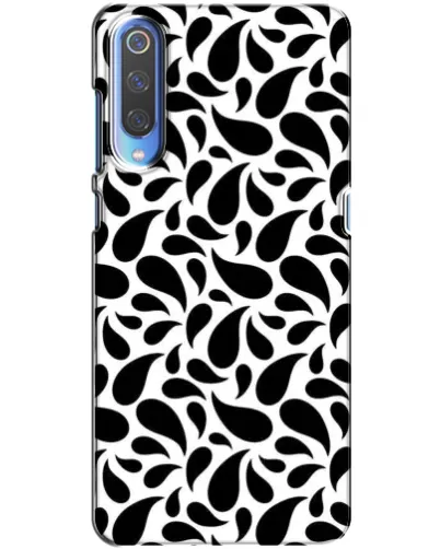 Чехол для Xiaomi Mi 9 с картинкой «Контрастные черные капли» Чехол для Xiaomi Mi 9 с картинкой «Контрастные черные капли»