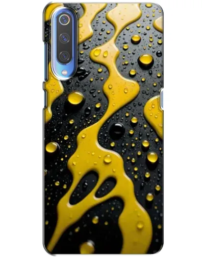 Чехол для Xiaomi Mi 9 с картинкой «Жидкое желтое золото» Чехол для Xiaomi Mi 9 с картинкой «Жидкое желтое золото»