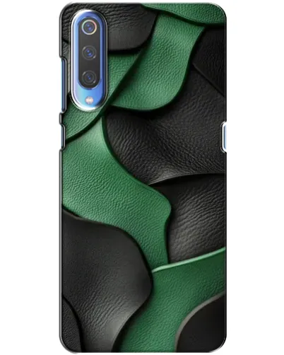 Чехол для Xiaomi Mi 9 с картинкой «Зеленые кожаные волны» Чехол для Xiaomi Mi 9 с картинкой «Зеленые кожаные волны»