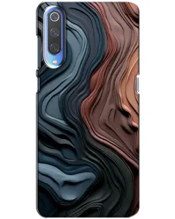 Чехол для Xiaomi Mi 9 с картинкой «Цветные волны каньона»