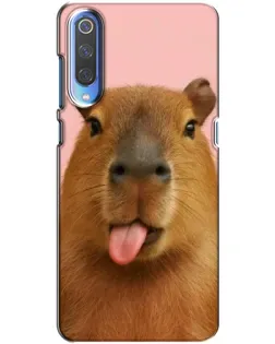 Чехол для Xiaomi Mi 9 с картинкой «Капибара с языком» Чехол для Xiaomi Mi 9 с картинкой «Капибара с языком»