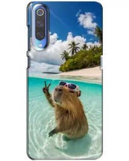 Чехол для Xiaomi Mi 9 с картинкой «Капибара на море» Чехол для Xiaomi Mi 9 с картинкой «Капибара на море»